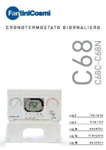 Fantinicosmi intellitherm c68 termicaidraulica for Cronotermostato fantini cosmi intelli therm c31